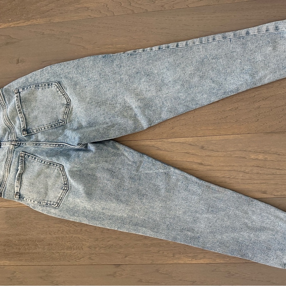Old Navy OG Straight Classic Blue Jeans Women's - Picture 5 of 8